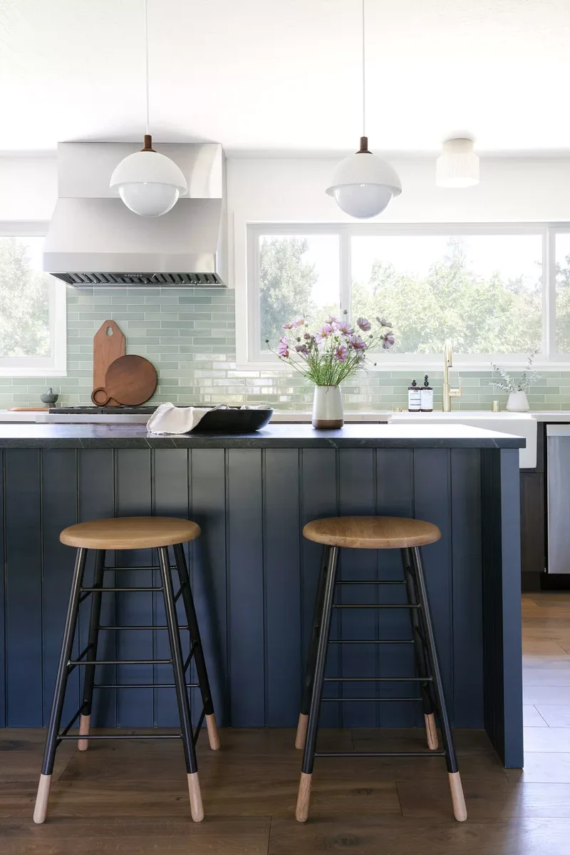 Matte and Shiny Blues