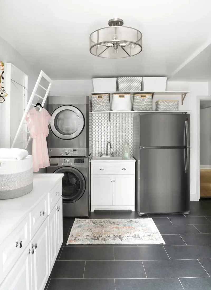 18 Smart Laundry Shelving Ideas to Maximize Small Spaces 11 Maximize Your Vertical Space