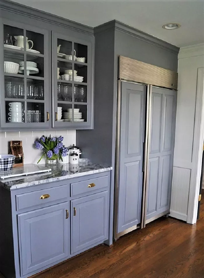 25 Beautiful Painted Kitchen Cabinet Ideas for Your Home 1 Medium Blue