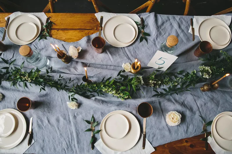 Messy-Chic Table Runner