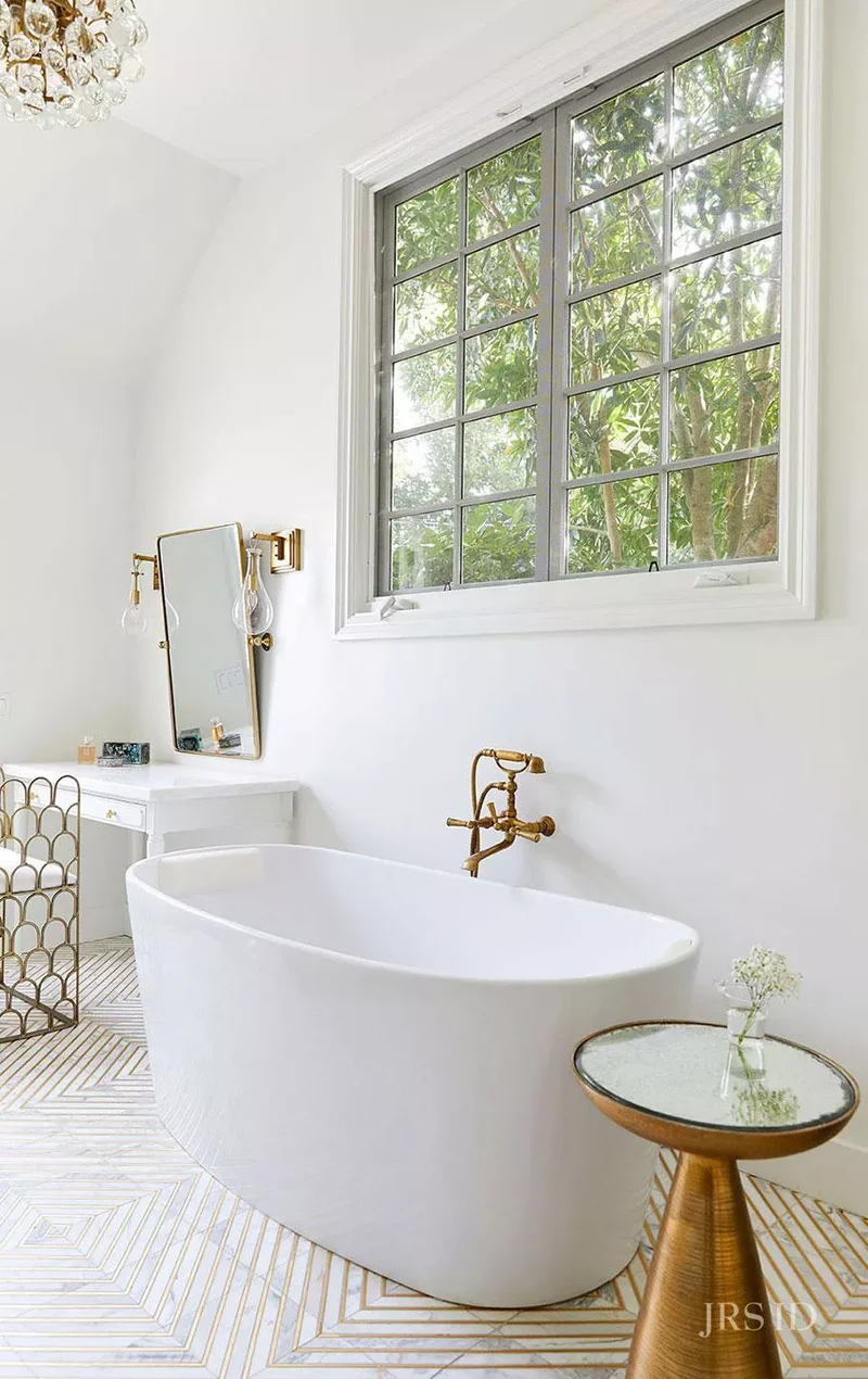 45 Elegant Bathroom Designs That Transform Your Home Spa 11 Metallic Accents