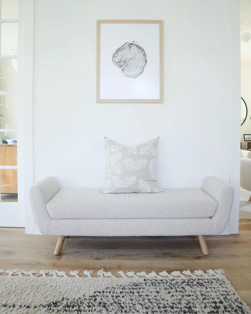 28 Beautiful Entryway Bench Ideas That Welcome Your Guests 24 Mid-Century Modern Style Bench