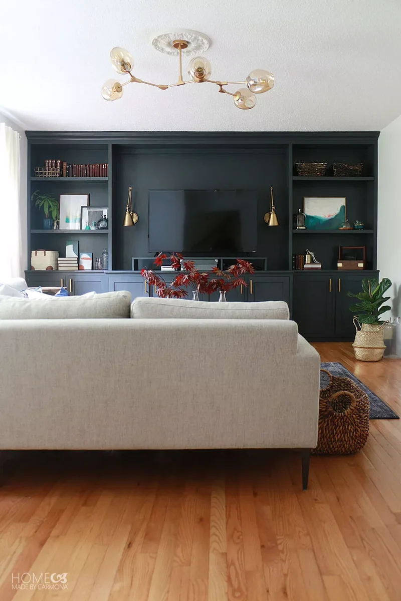 Midnight Blue Accent Wall