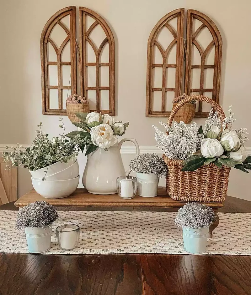 43 Stunning Dining Table Centerpiece Ideas for Every Season 33 Mini Bouquets