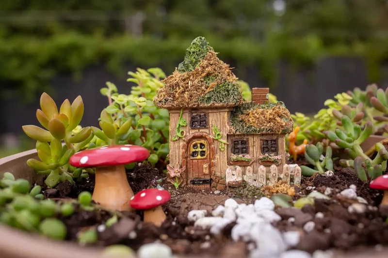 Mini Fairy Garden in a Pot