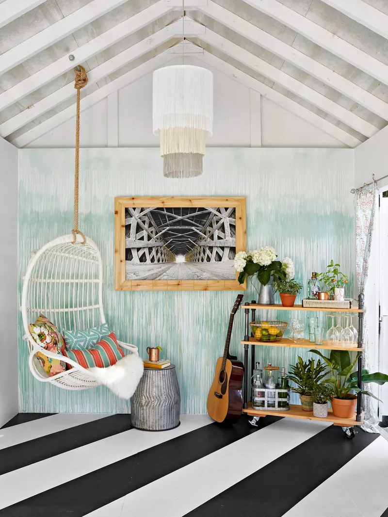 12 She Shed Design Ideas for Your Perfect Backyard Retreat 1 Minimalist She Shed Decor