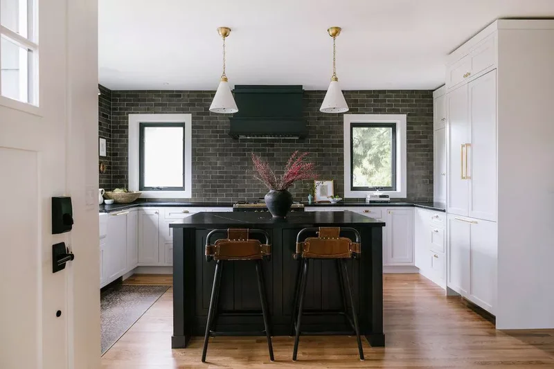 33 Kitchen Renovation Ideas From DIY Updates to Full Remodels 13 Mix Black and White
