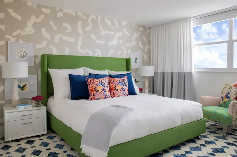 32 Maximalist Bedroom Ideas for More-Is-More Enthusiasts 28 Mix Clashing Patterns