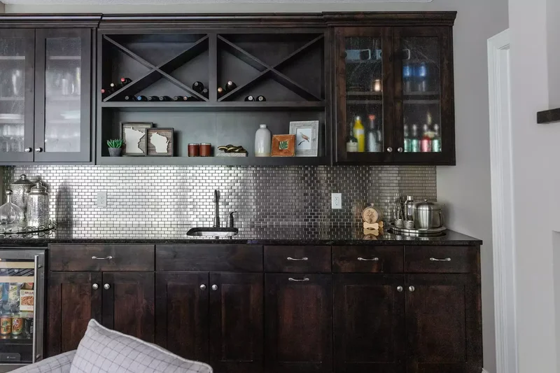 Mix Dark and Light Finishes