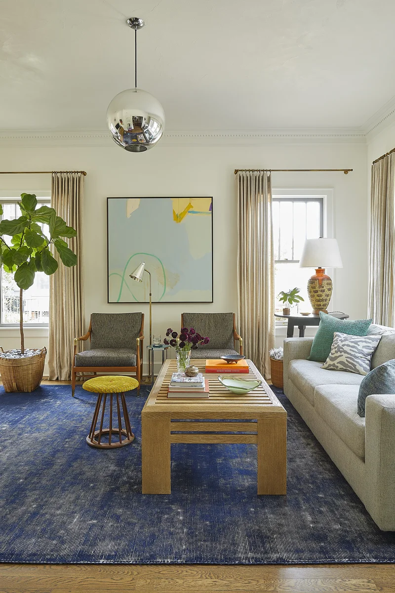 37 Modern Living Room Designs That Break All the Rules 24 Mix, Match, and Anchor