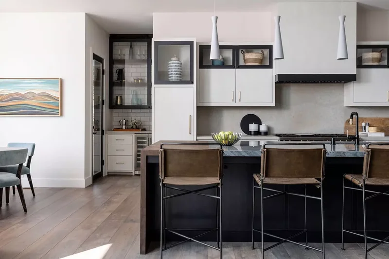 60 Smart Kitchen Cabinet Organization Ideas You'll Love 58 Mix Open and Closed Storage