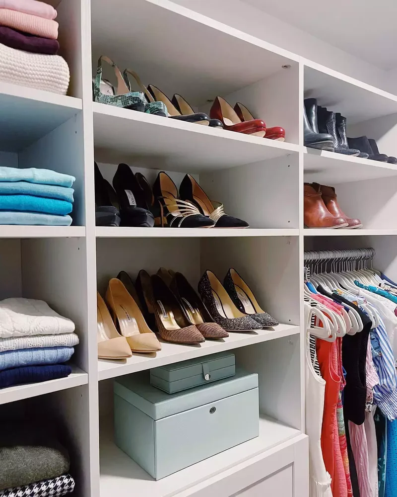 20 Attic Closet Solutions for Your Slanted Ceiling Space 12 Mix Up the Storage