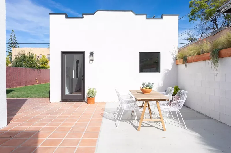 36 Concrete Patio Designs to Transform Your Backyard 9 Mixed Material Concrete Patio