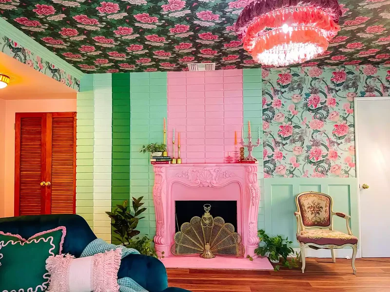 19 Fireplace Accent Wall Ideas to Transform Your Space 3 Mixed Materials