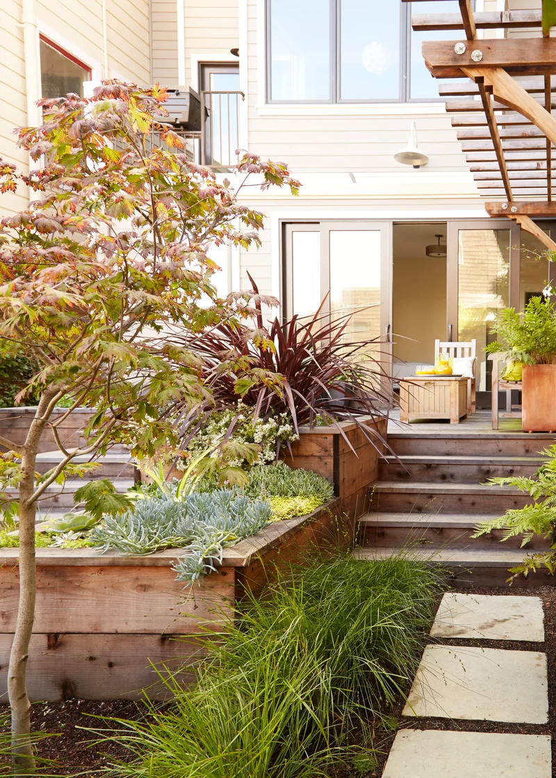 24 Beautiful Garden Path Ideas for Your Outdoor Retreat 13 Mixed Materials