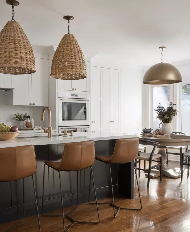 30 Charming Rustic Kitchen Ideas to Transform Your Space 12 Mixing Materials