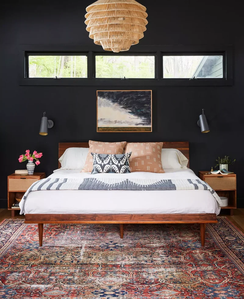 14 Modern Bedroom Designs to Transform Your Personal Retreat 4 Modern Farmhouse Bedroom with Shiplap Walls