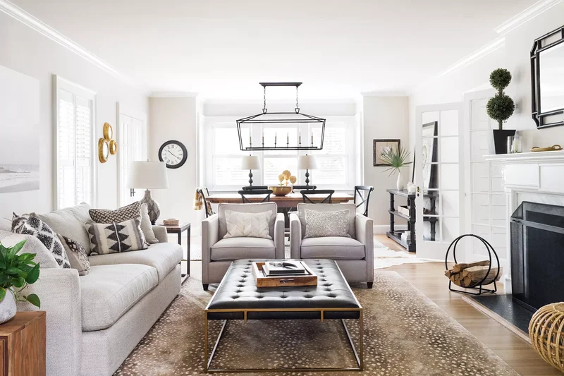 37 Modern Living Room Designs That Break All the Rules 9 Modern Farmhouse Living Room