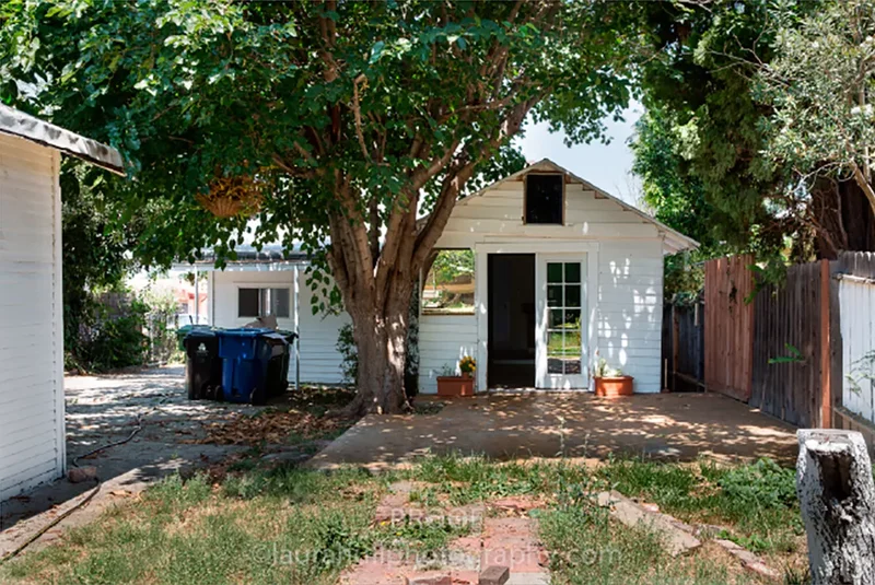 Modern Patio Makeover Before
