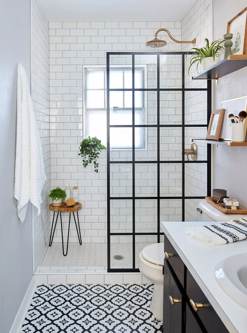 24 Beautiful Tile Flooring Ideas for Every Room in Your Home 22 Monochrome Tile Floor Ideas