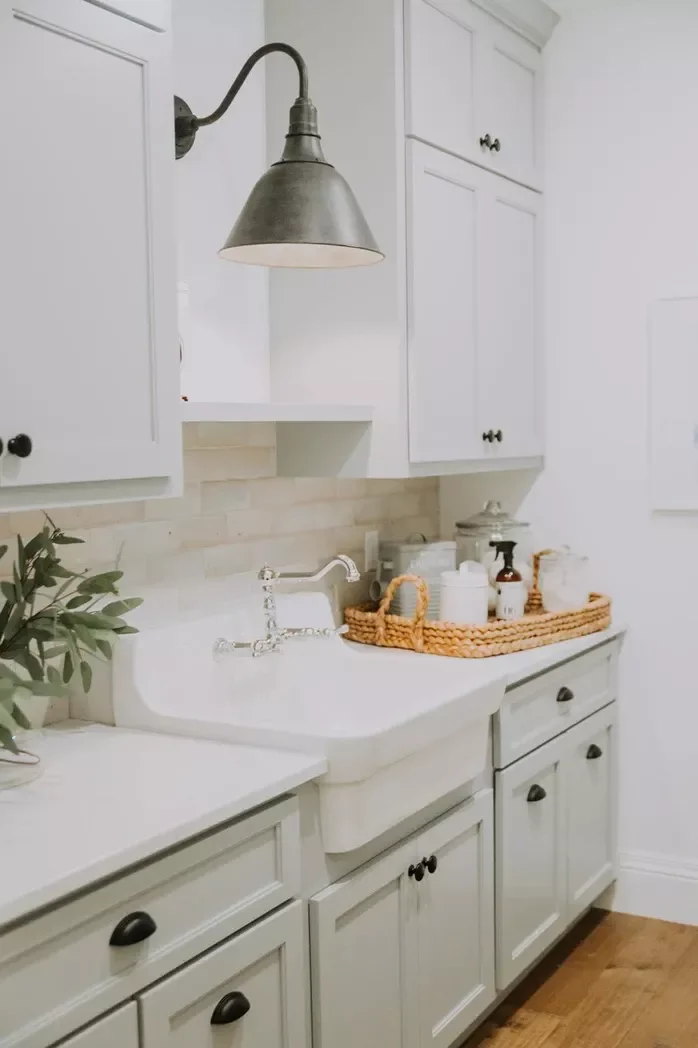 33 Modern Laundry Room Designs That Never Go Out of Style 6 Mount Farmhouse Sconces
