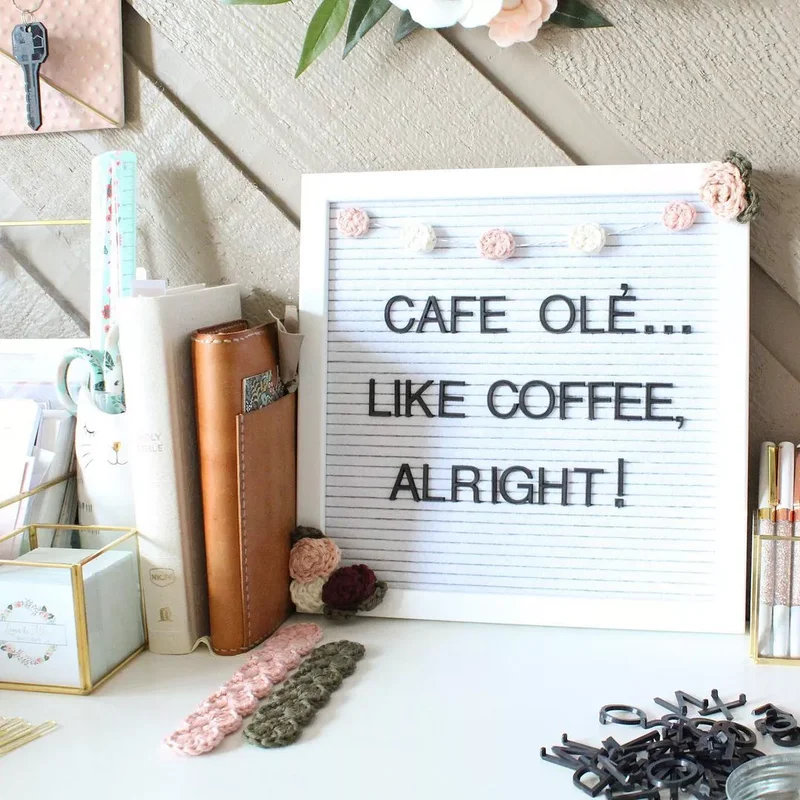 Movie Quote Letter Board