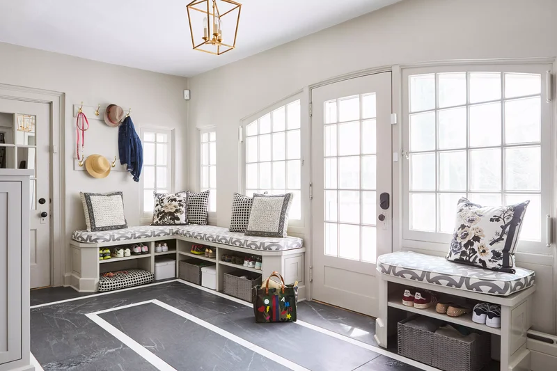 Mudroom Meets Sunroom