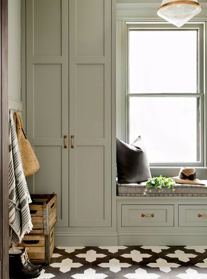 22 Stunning Mudroom Bench Ideas for Beautiful Storage 8 Mudroom Window Seat Bench
