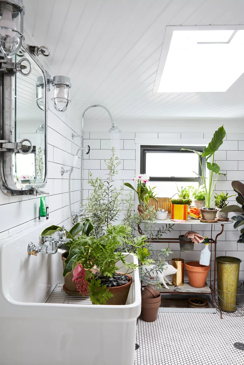 Mudroom with a Sink