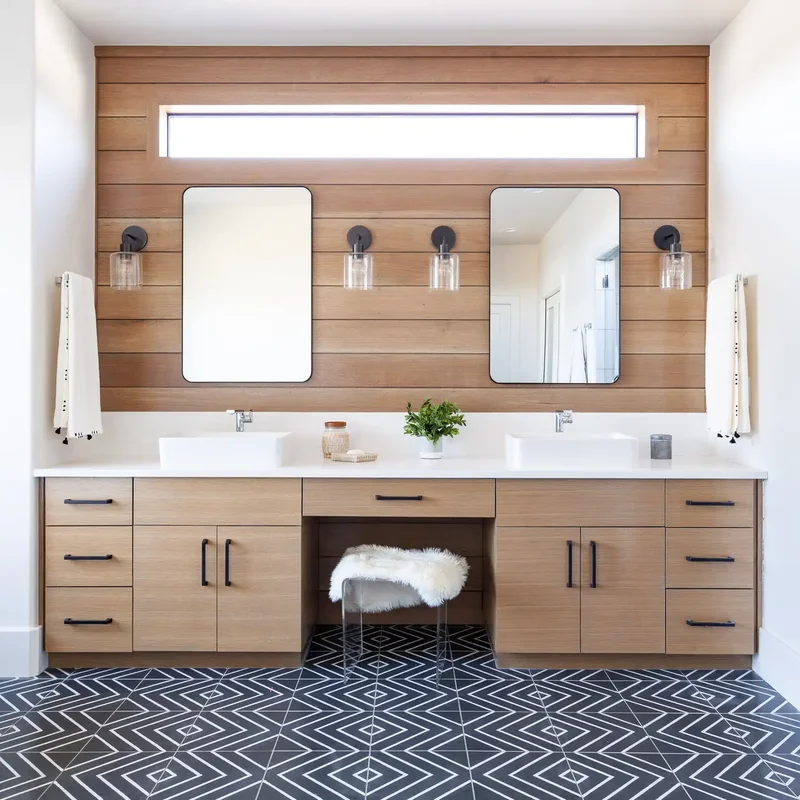 39 Shiplap Bathroom Designs From Farmhouse to Modern Style 34 Natural Shiplap Bathroom