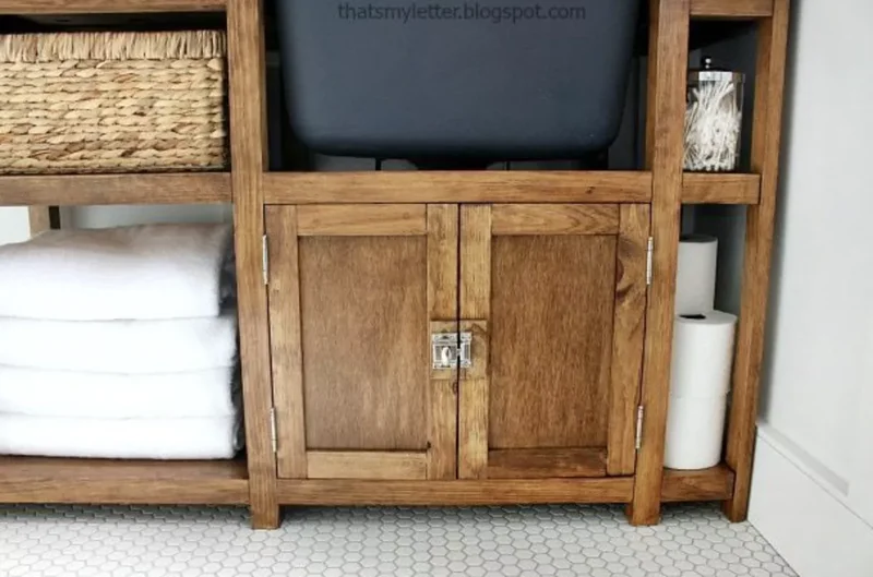 15 Creative Toilet Paper Storage Ideas for Your Bathroom 6 Neat and Narrow