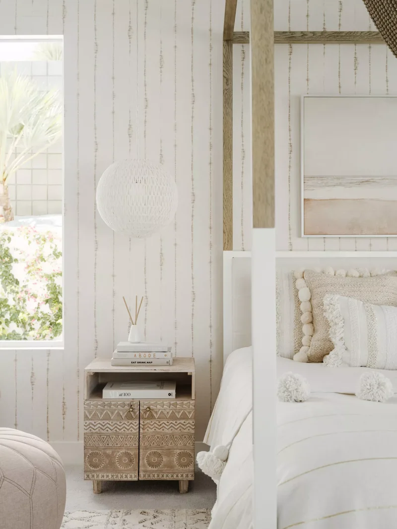 29 Neutral Bedroom Designs You'll Love Cozying Up In This Fall 28 Neutral Bedroom Textures