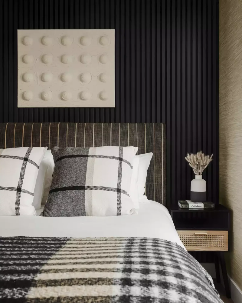 66 Creative Ways to Decorate Above Your Bed Beautifully 16 Neutral Textural Art