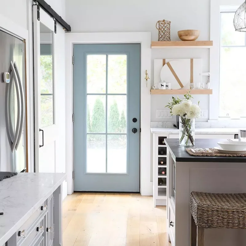 30 Creative Door Painting Ideas for Your Home Interior 11 Old World Blue