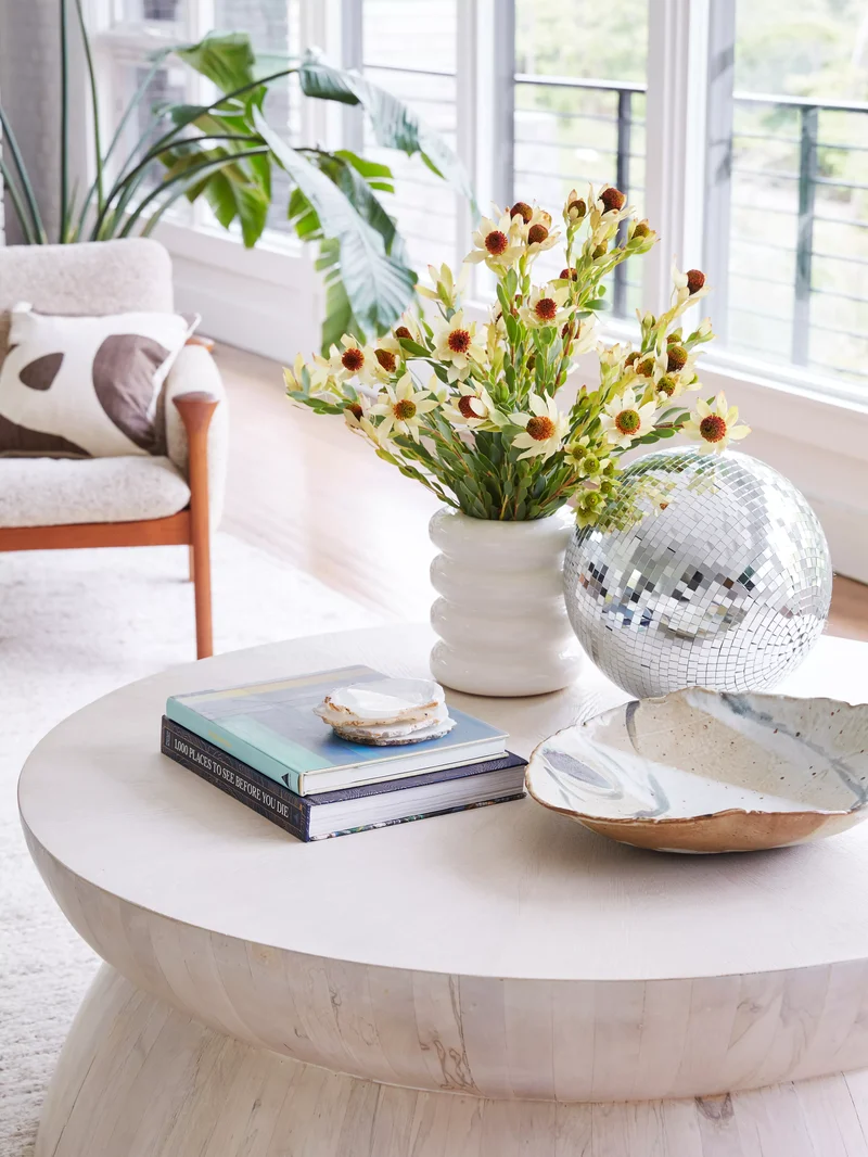 Old and New Coffee Table Decor