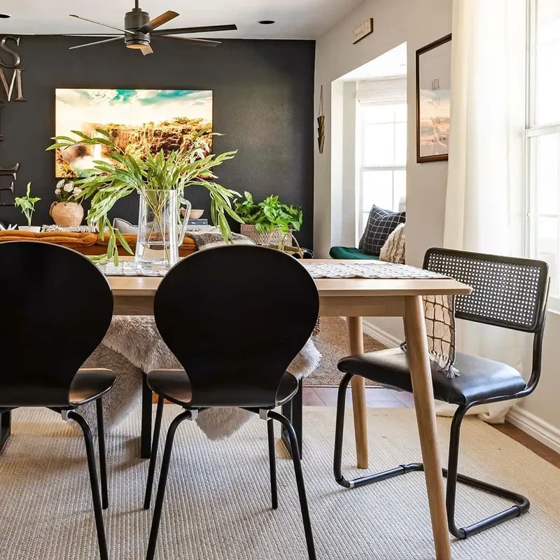 27 Contemporary Dining Room Design Ideas You'll Love 11 Open Concept Dining Room