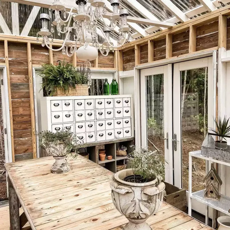 Opt for Glamorous Greenhouse Lighting