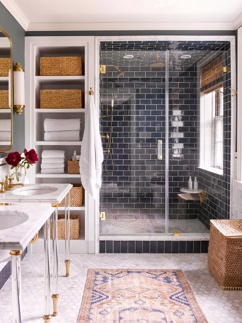 48 Contemporary Bathroom Ideas to Transform Your Space 27 Opt for a Cocooning Shower Experience