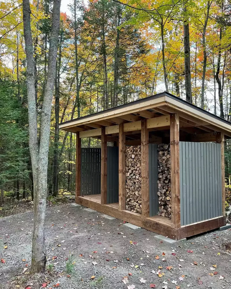 10 Creative Wood Shed Solutions for Your Storage Needs 6 Organized Shed With Pallet Siding