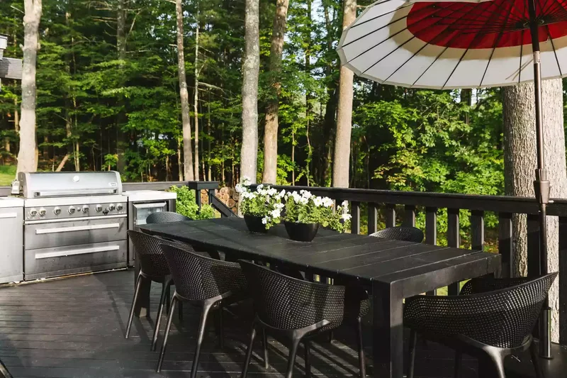 27 Smart and Stylish Small Outdoor Kitchen Design Ideas 25 Outdoor Deck Kitchen