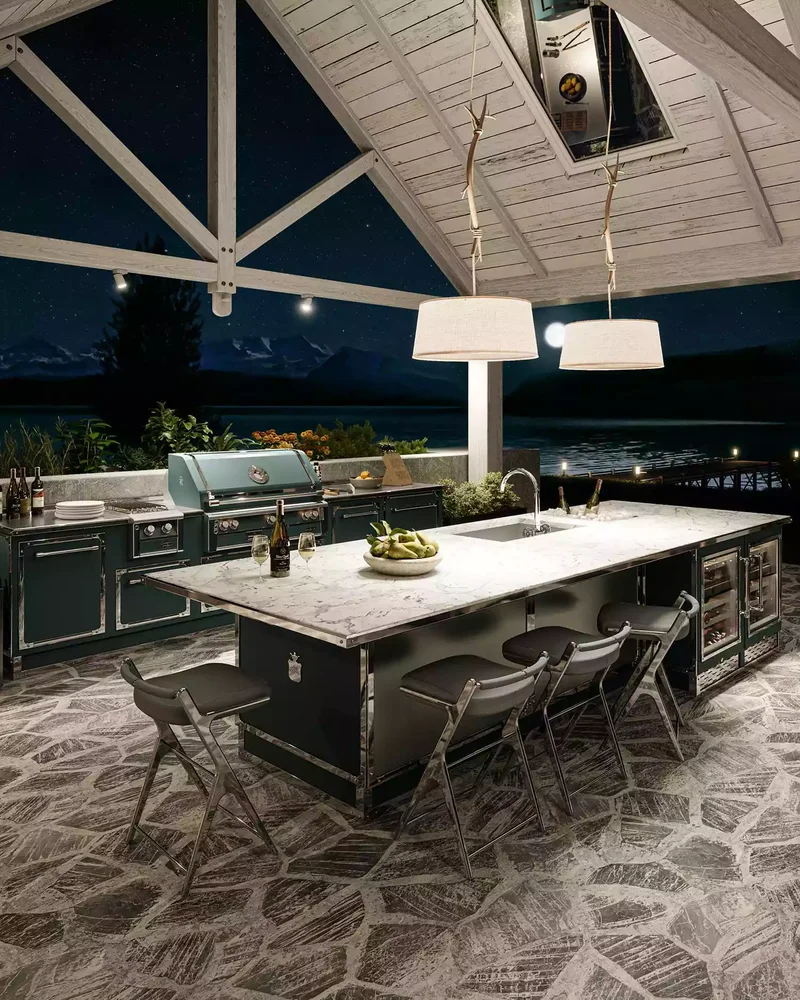 Outdoor Kitchen Lighting