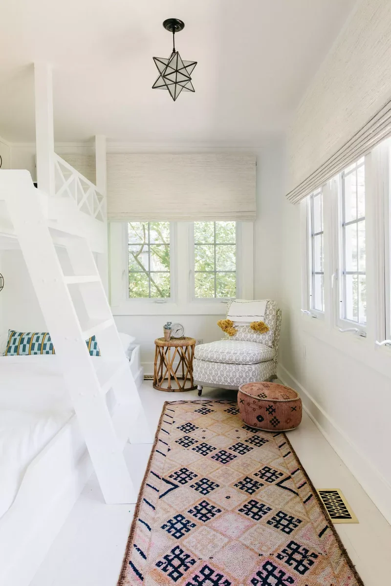 22 Bold and Playful Paint Ideas for Your Kids' Bedroom 12 Paint Bunk Beds White