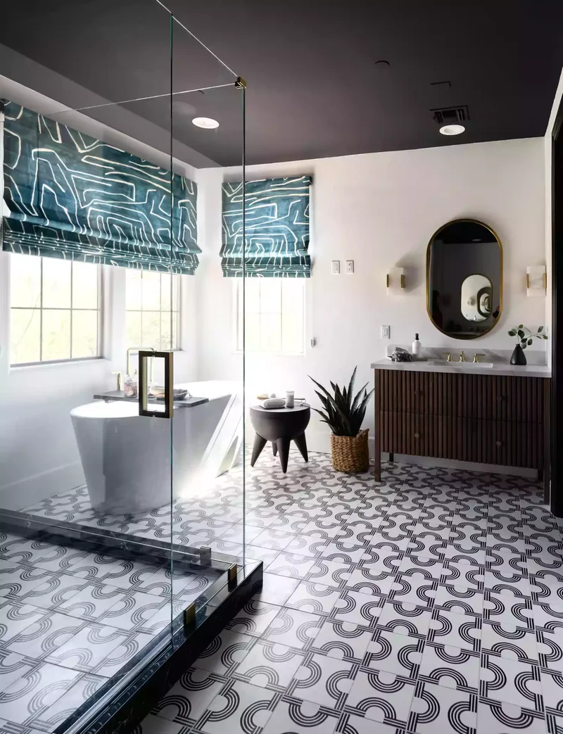 22 Stunning Bathroom Ceiling Designs That Wow Your Guests 9 Paint It Black