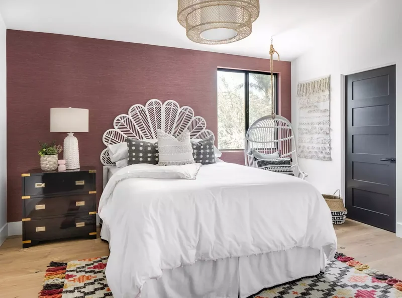 47 Bohemian Bedroom Designs That Feel Relaxed and Unique 17 Paint Rattan Furniture