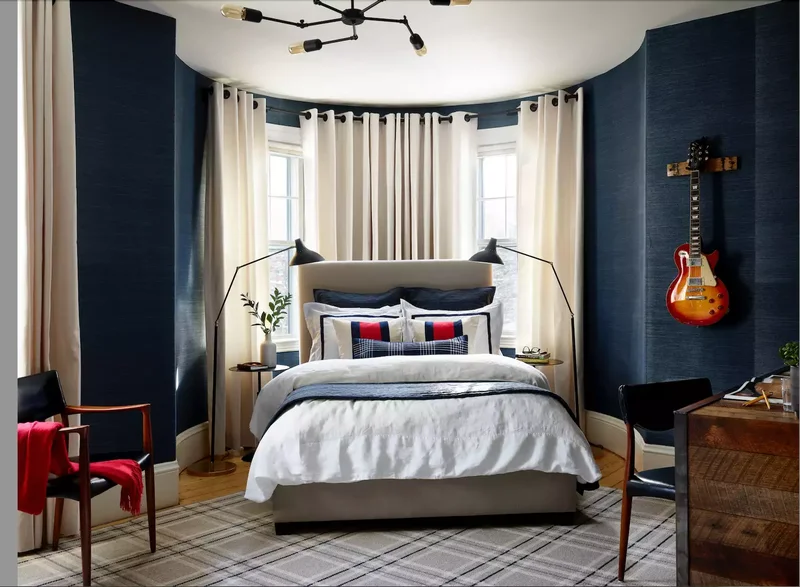 52 Creative and Stylish Teen Bedroom Design Inspirations 42 Paint Walls Dark Navy