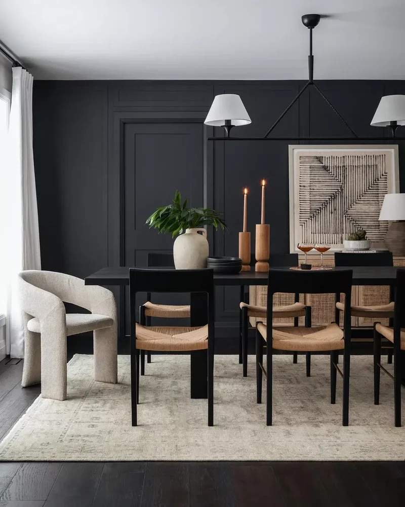Paint a Black Accent Wall