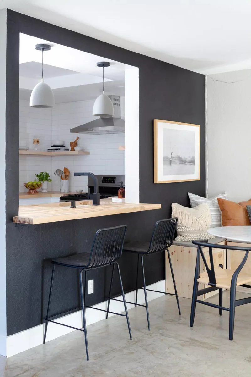 30 Stunning Black Home Decor Ideas Designer Experts Love 24 Paint a Black Accent Wall