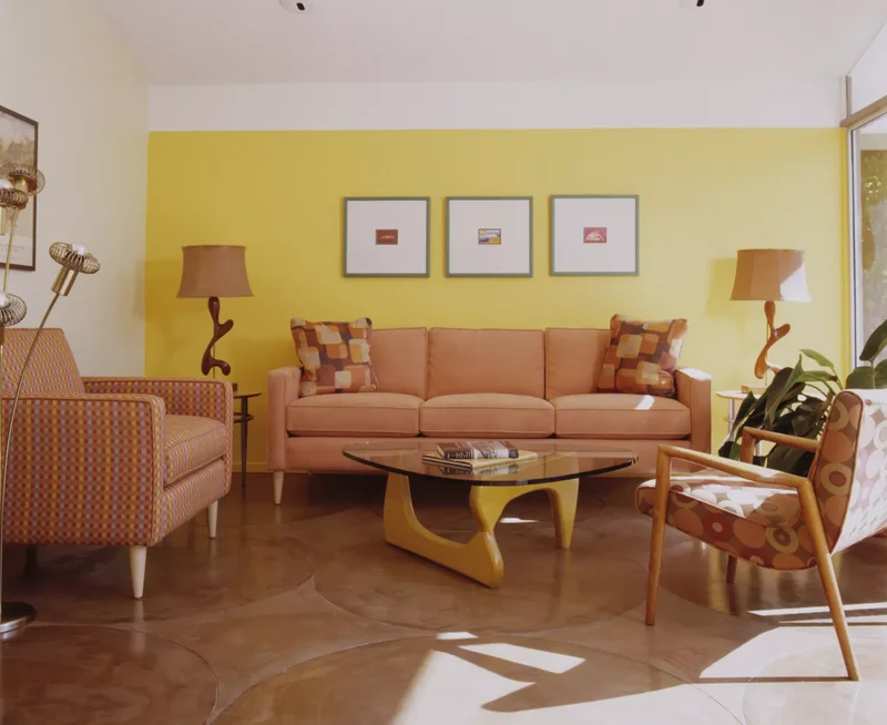20 Yellow Living Room Ideas That Brighten Any Home 10 Paint a Feature Wall