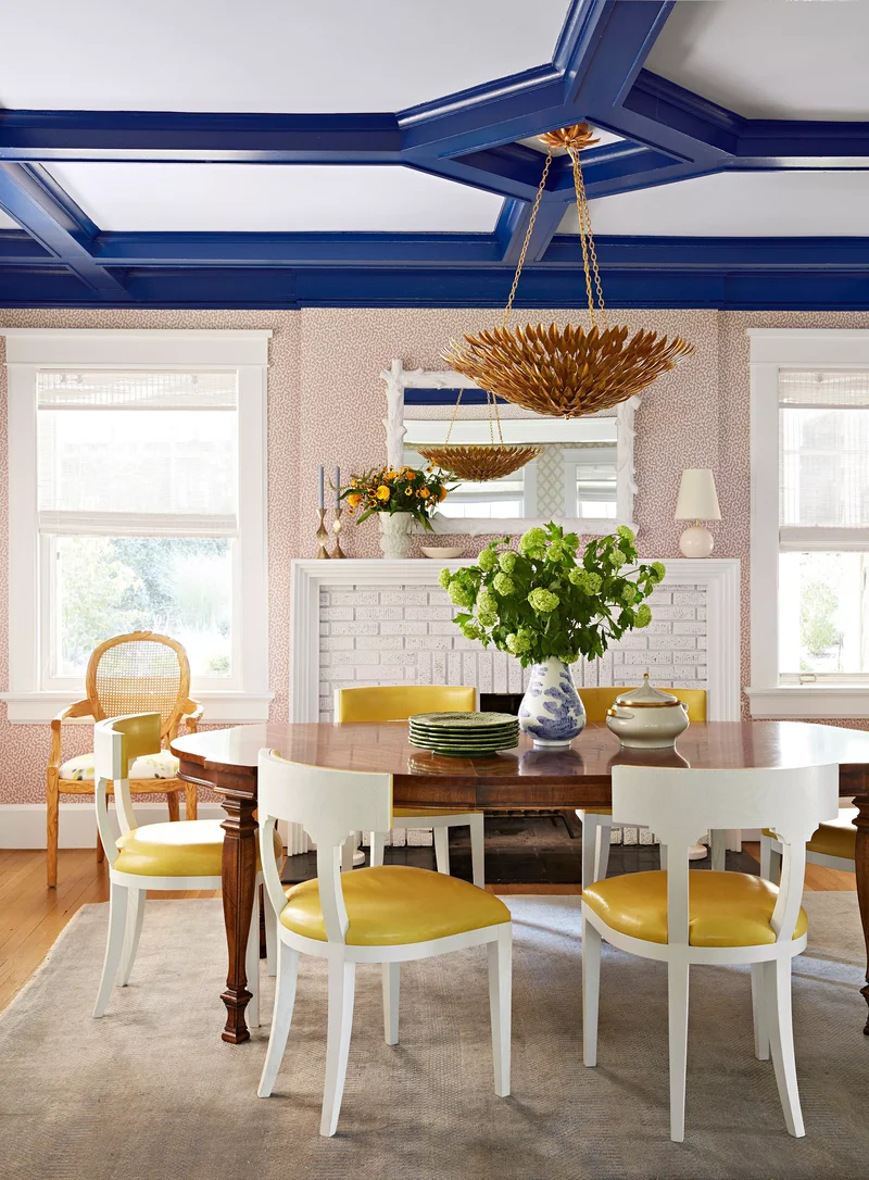 49 Dining Room Design Ideas to Transform Your Space 18 Painted Dining Room Ceiling