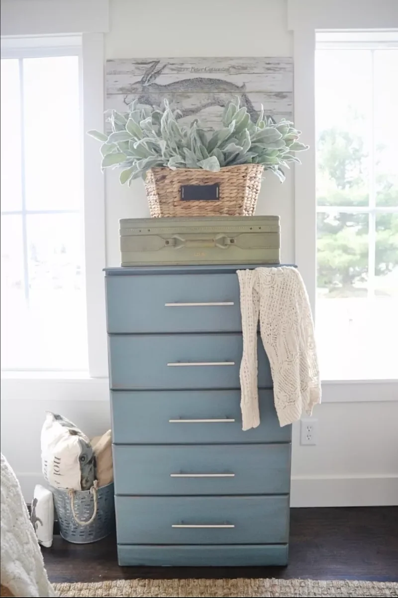 35 Painted Dresser Ideas to Add Style to Your Home 15 Painted and Waxed Dresser